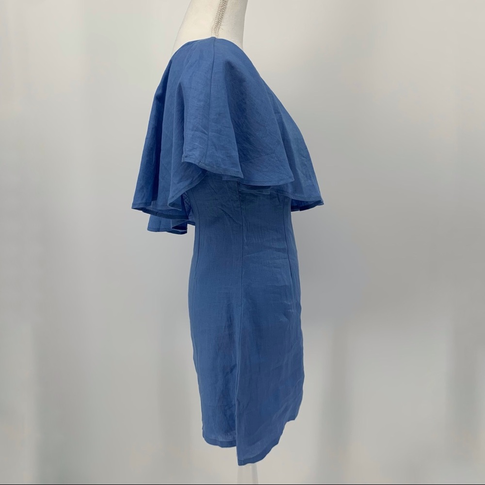 Anthropologie Capulet Chambray One-Shoulder Dress - Picture 9 of 16